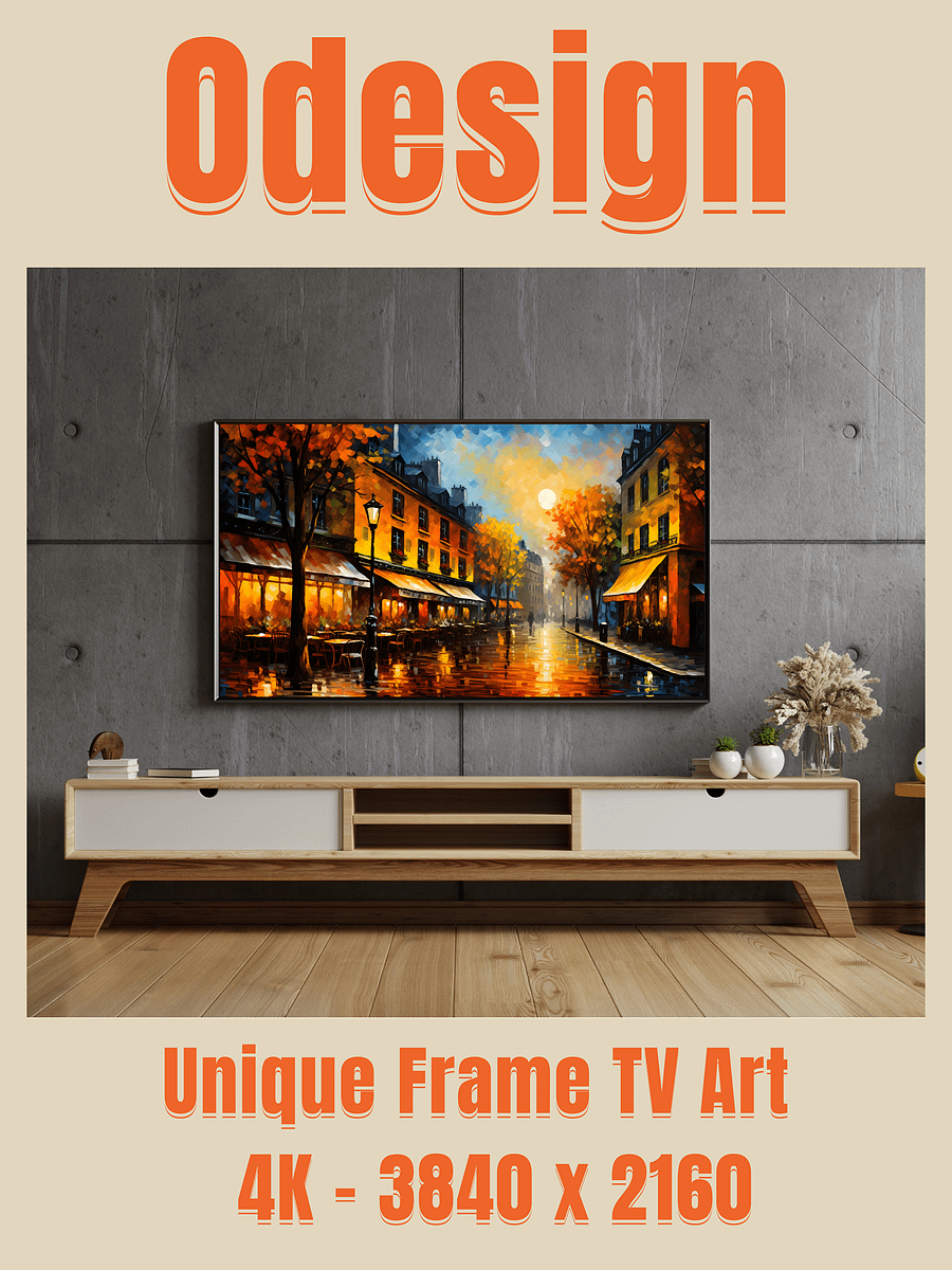 Cityscape and Landscape Frame TV Art product image (5)