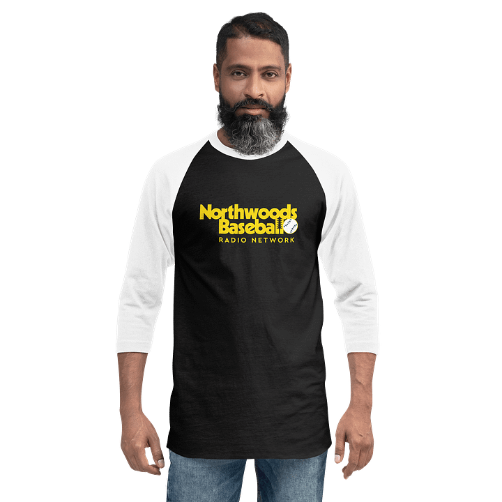 Northwoods Baseball Radio Network Baseball Tee product image (2)