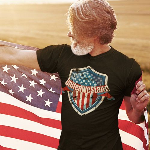 United We Stand: Patriotic Shield Tee
Celebrate the spirit of unity and patriotism with our 