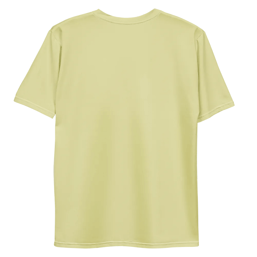 Plain Light Yellow True Summer Men's Crewneck Polyester Heavyweight Premium T-Shirt by Treasure Pie product image (10)