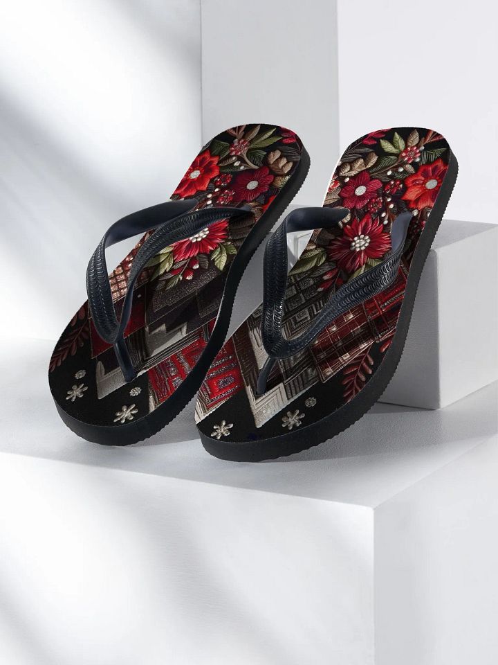 Ornate Monogram M Flip-Flops product image (1)