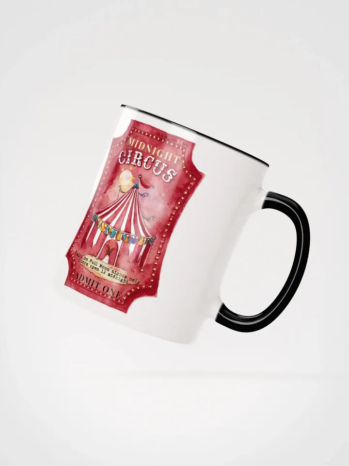 Midnight Circus Ticket Ceramic Mug | 11oz & 15oz | Vintage-Inspired Drinkware product image (2)