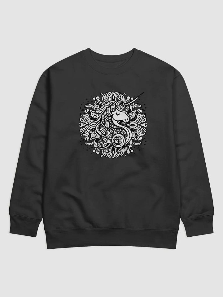 Black Unicorn Pullover for Women – Stylish, Cozy, and Magical! product image (1)