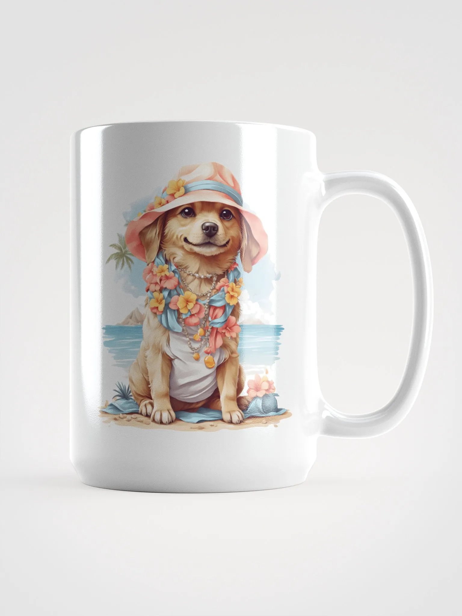 Tropical Puppy Paradise Mug product image (1)