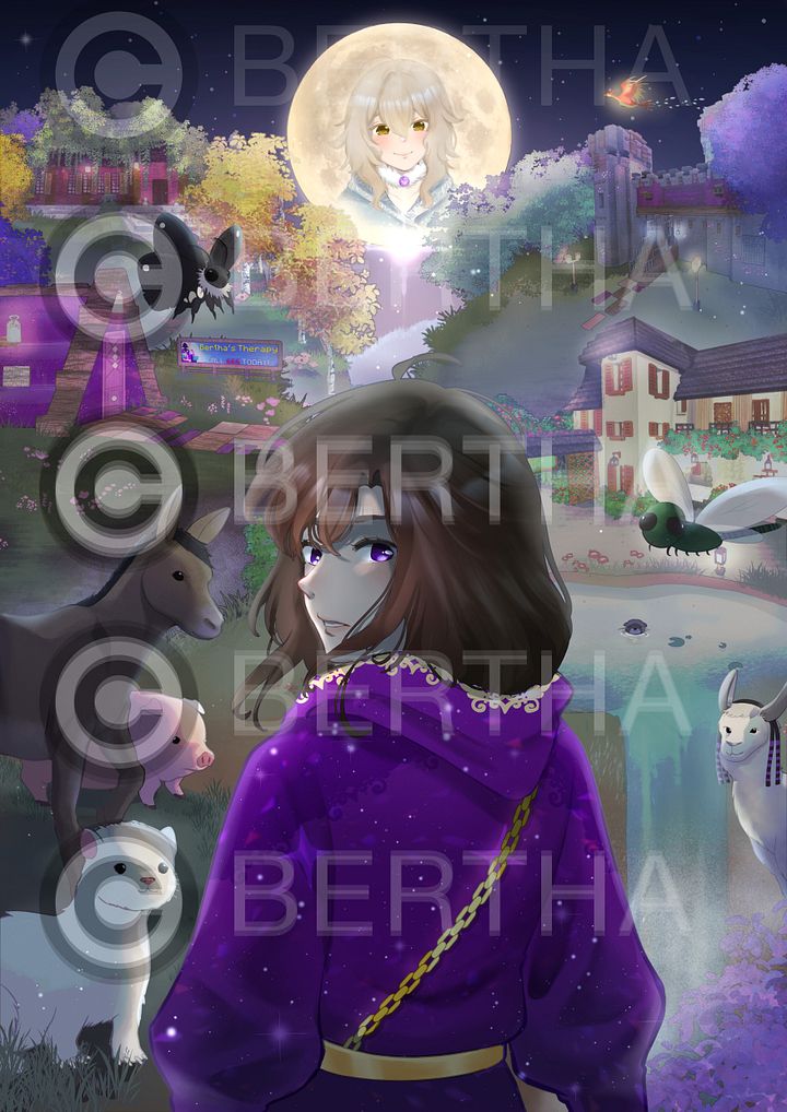 Free Limited Edition Hand Signed Bertha Postcard for orders over $35 product image (1)