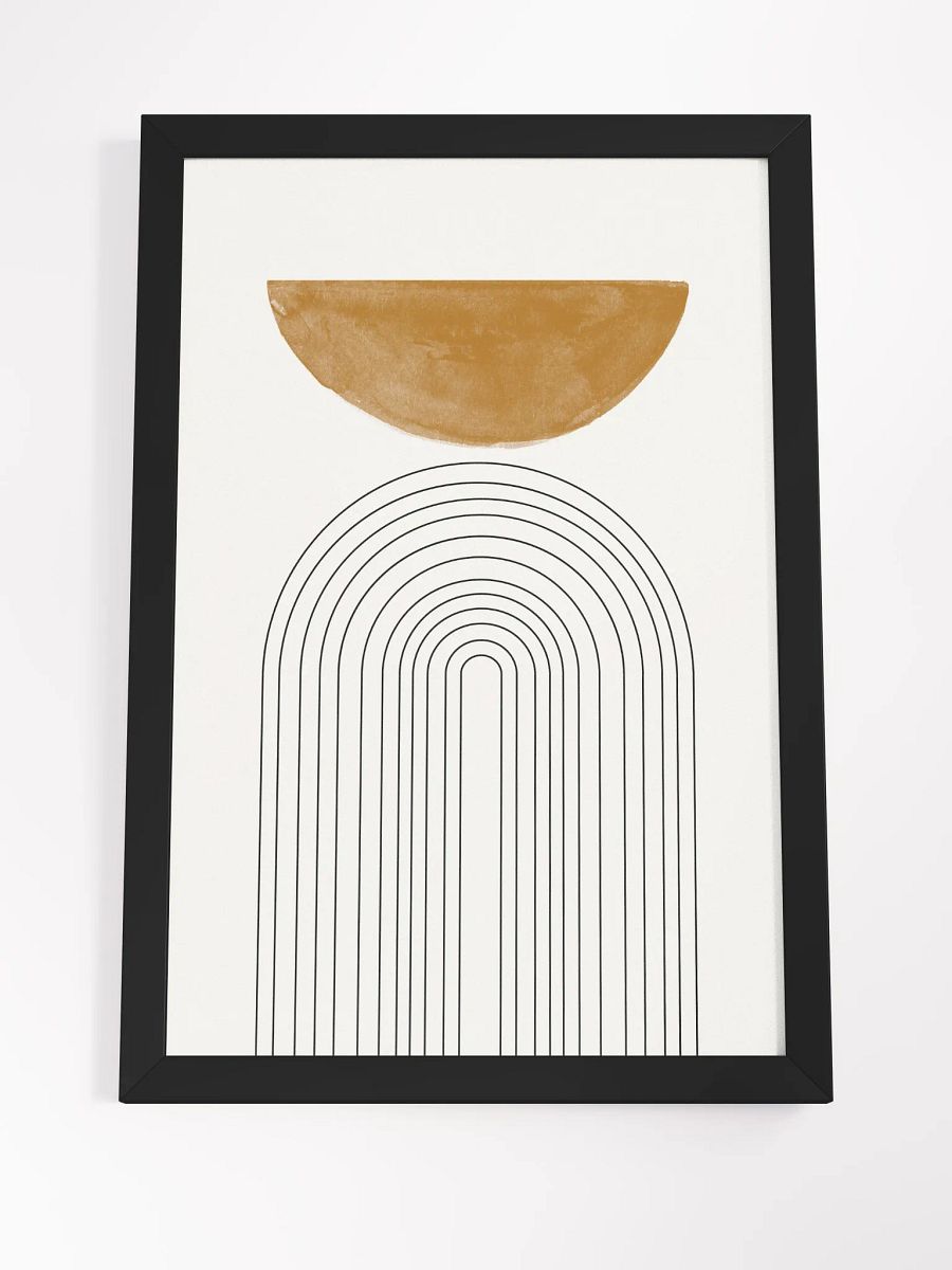 Geometric Elegance Framed Poster | Modern Abstract Art for Stylish Interiors product image (4)