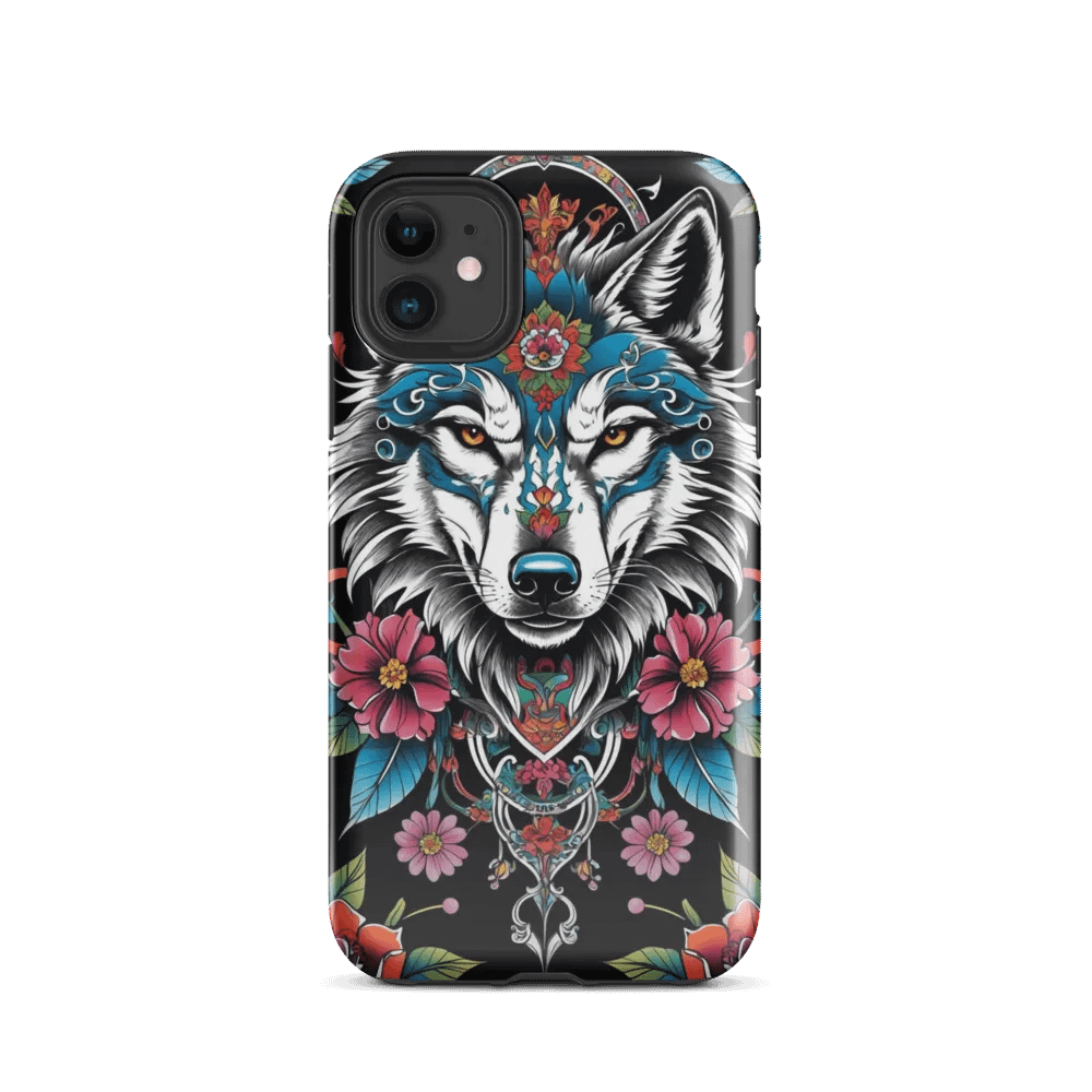 Floral Wolf Dual-Layer iPhone® Tough Case product image (24)