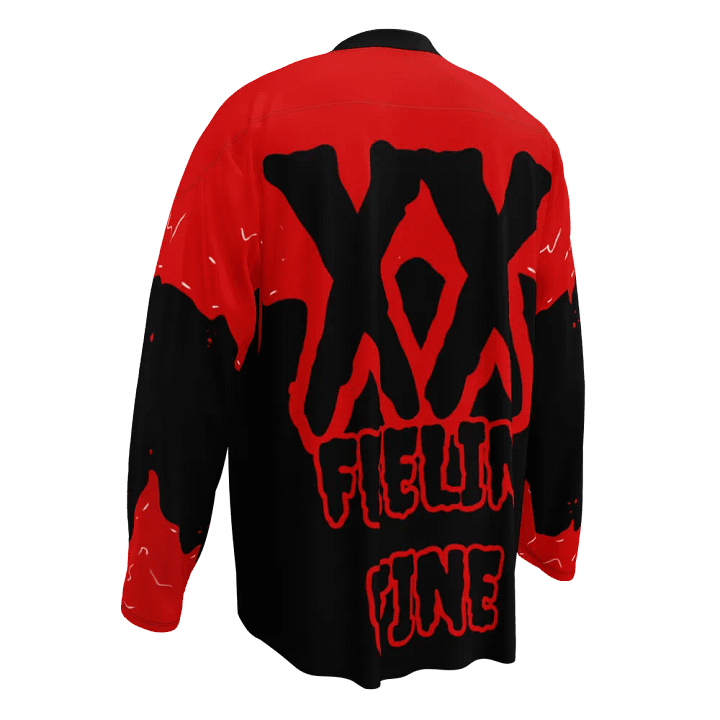 Skull and blood hockey jersey product image (2)