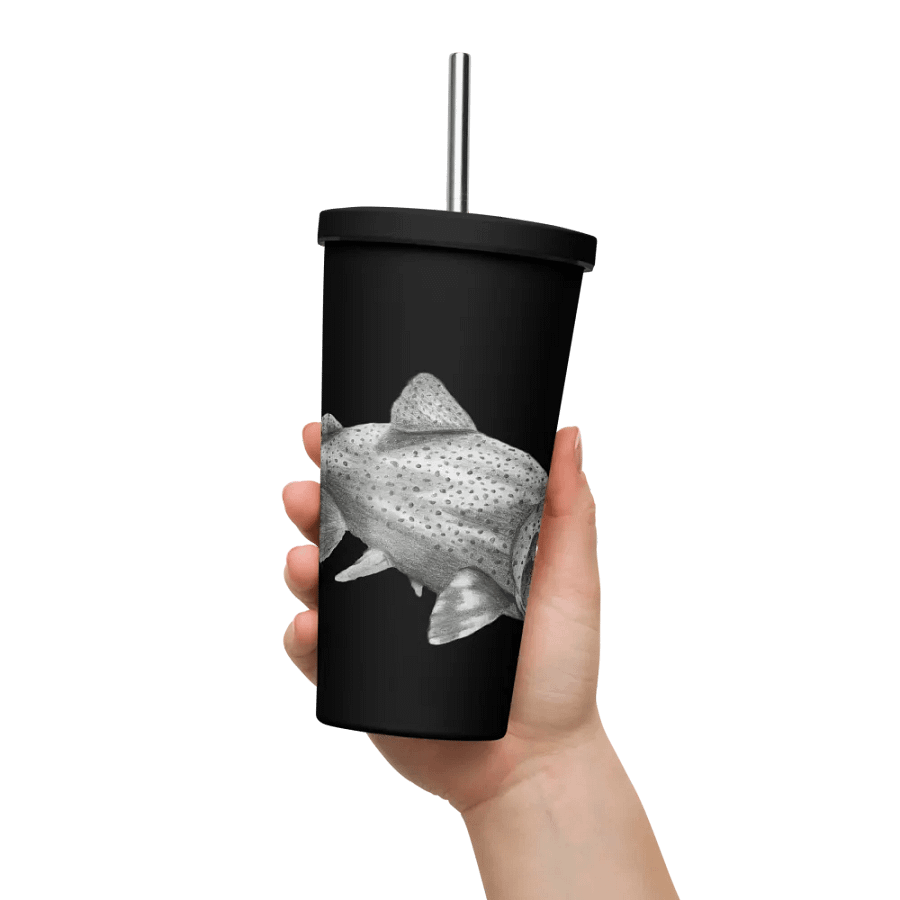 Trout Drawing Straw Cup product image (14)