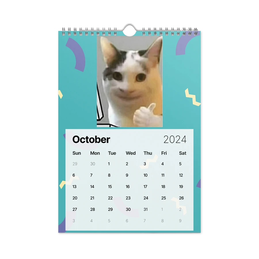 Wall Calendar (2024): Meme Cats product image (16)