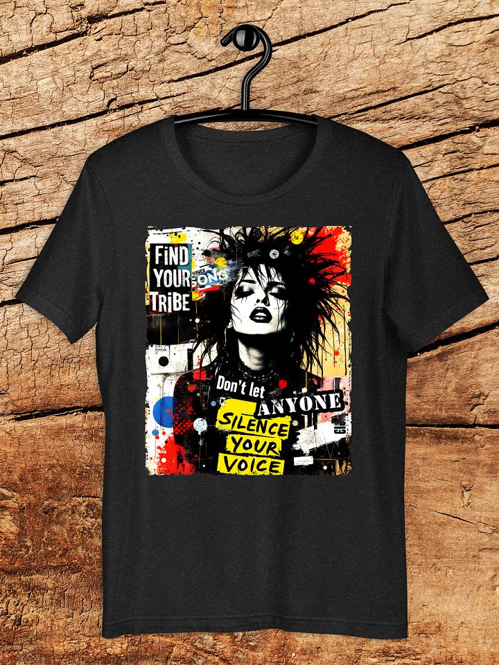 "FIND YOUR TRIBE" Empowering Bold Expression Graphic Unisex T-Shirt product image (1)