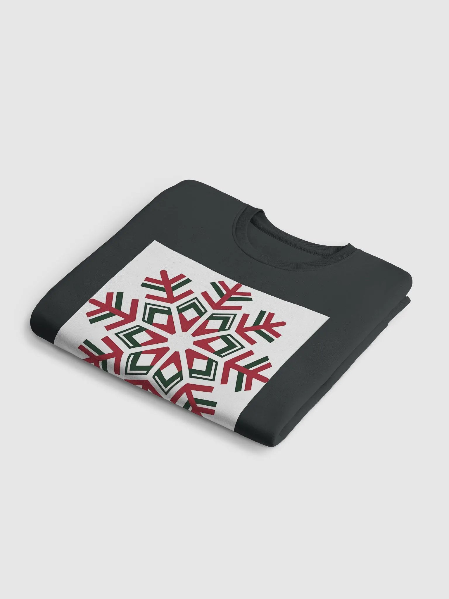 Modern Snowflake Symmetry Eco Sweatshirt product image (6)