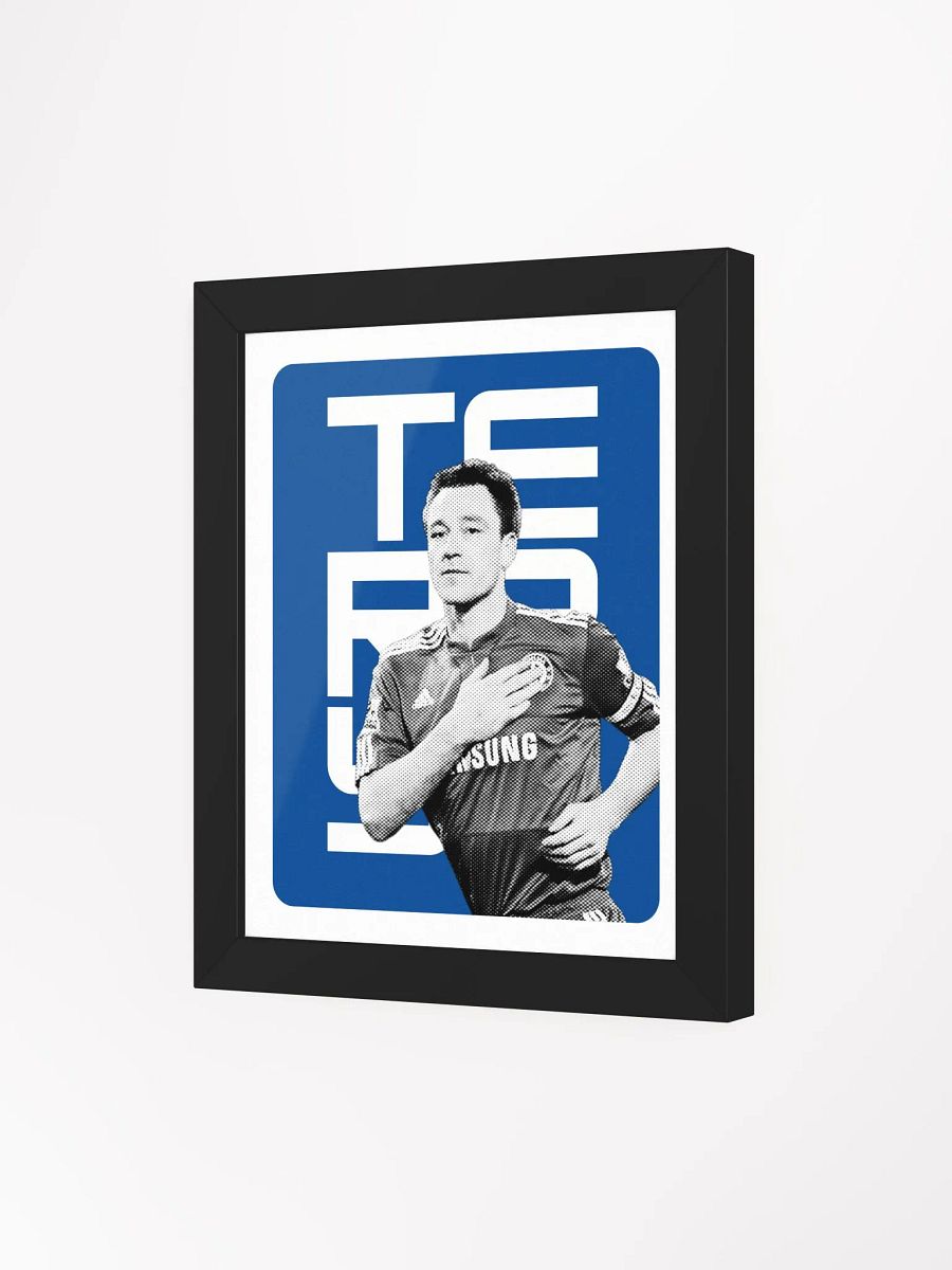 John Terry BW Chelsea Name Art Framed Print product image (3)