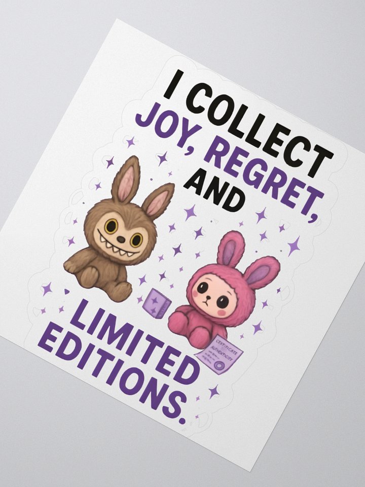 Limited Edition Joy & Regret Kiss Cut Stickerr product image (6)