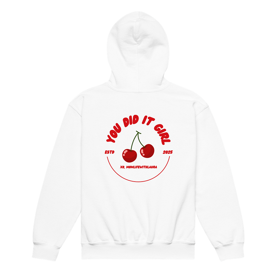 Kids You Did It Girl Hoodie - Cherries product image (14)