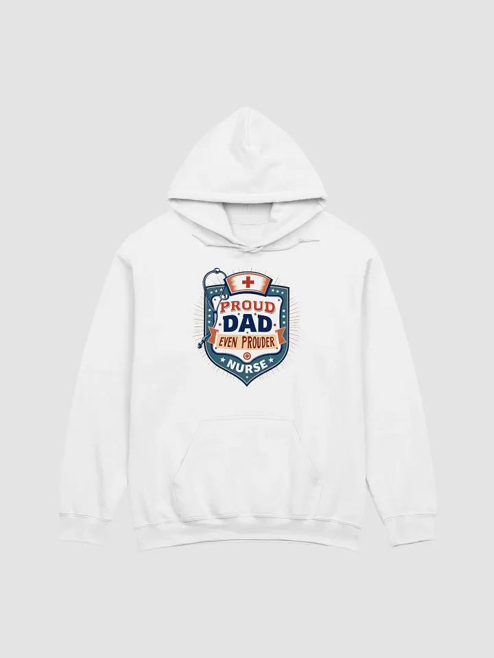 Proud Nurse Dad Shield Hoodie product image (7)