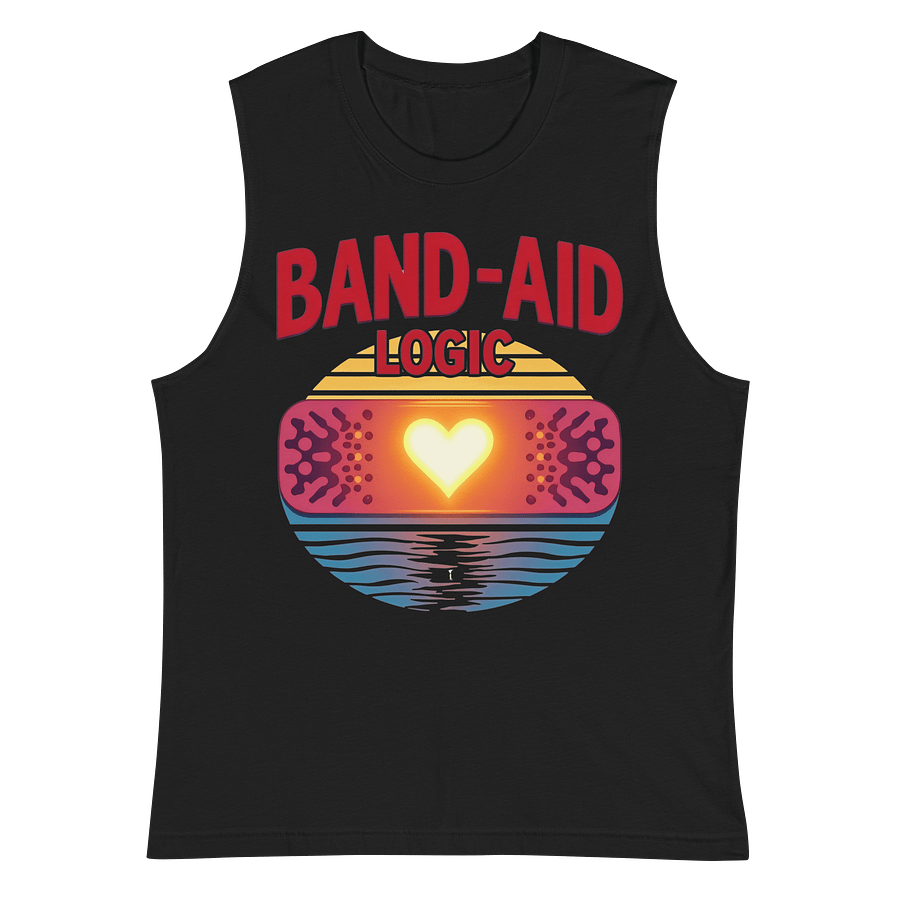 Heartfelt Band-Aid Logic Muscle Tank product image (3)