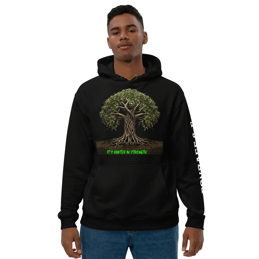 Courage & Co. Black Hoodie w/White Text product image (8)