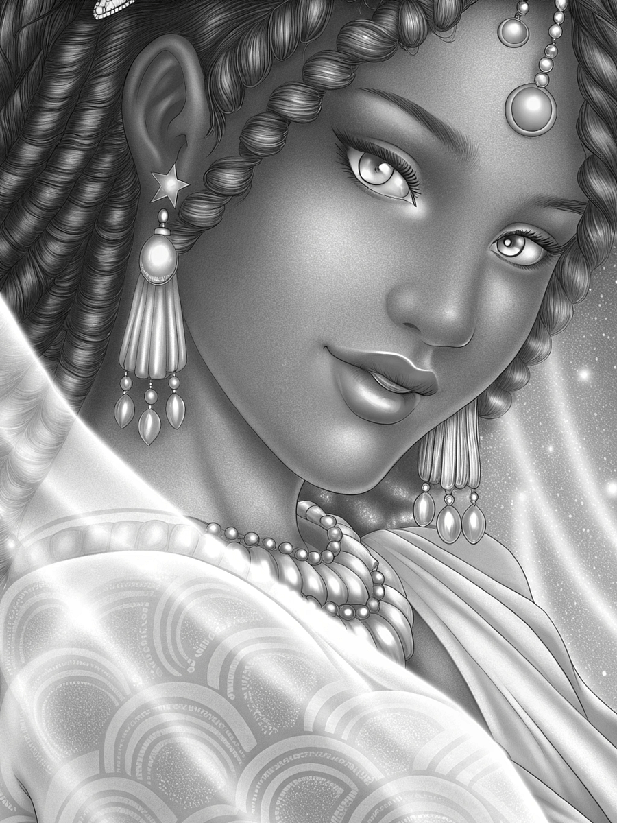 Grace and Strength The Beauty of African Women in Art - Algerian Goddess product image (8)