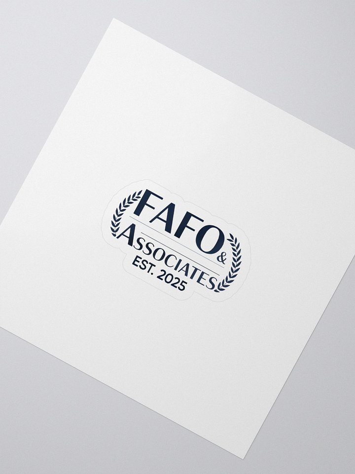 FAFO & Associates Kiss Cut Stickers product image (2)