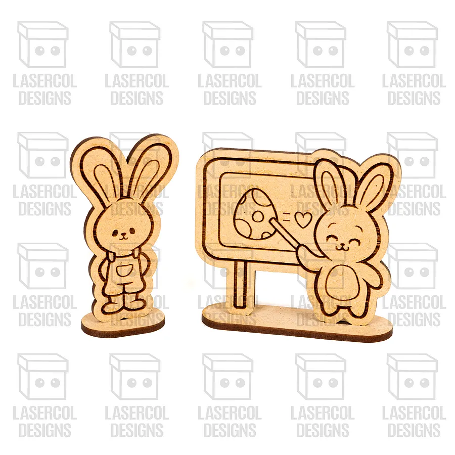 Easter Cutouts With Base Set 6 - Laser Cut Files product image (5)