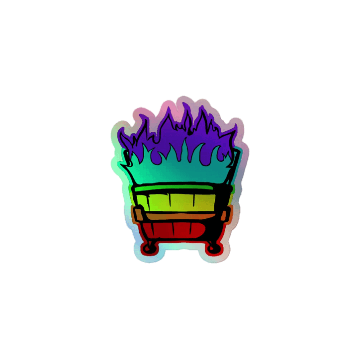 Rainbow Dumpster Fire Sticker product image (1)