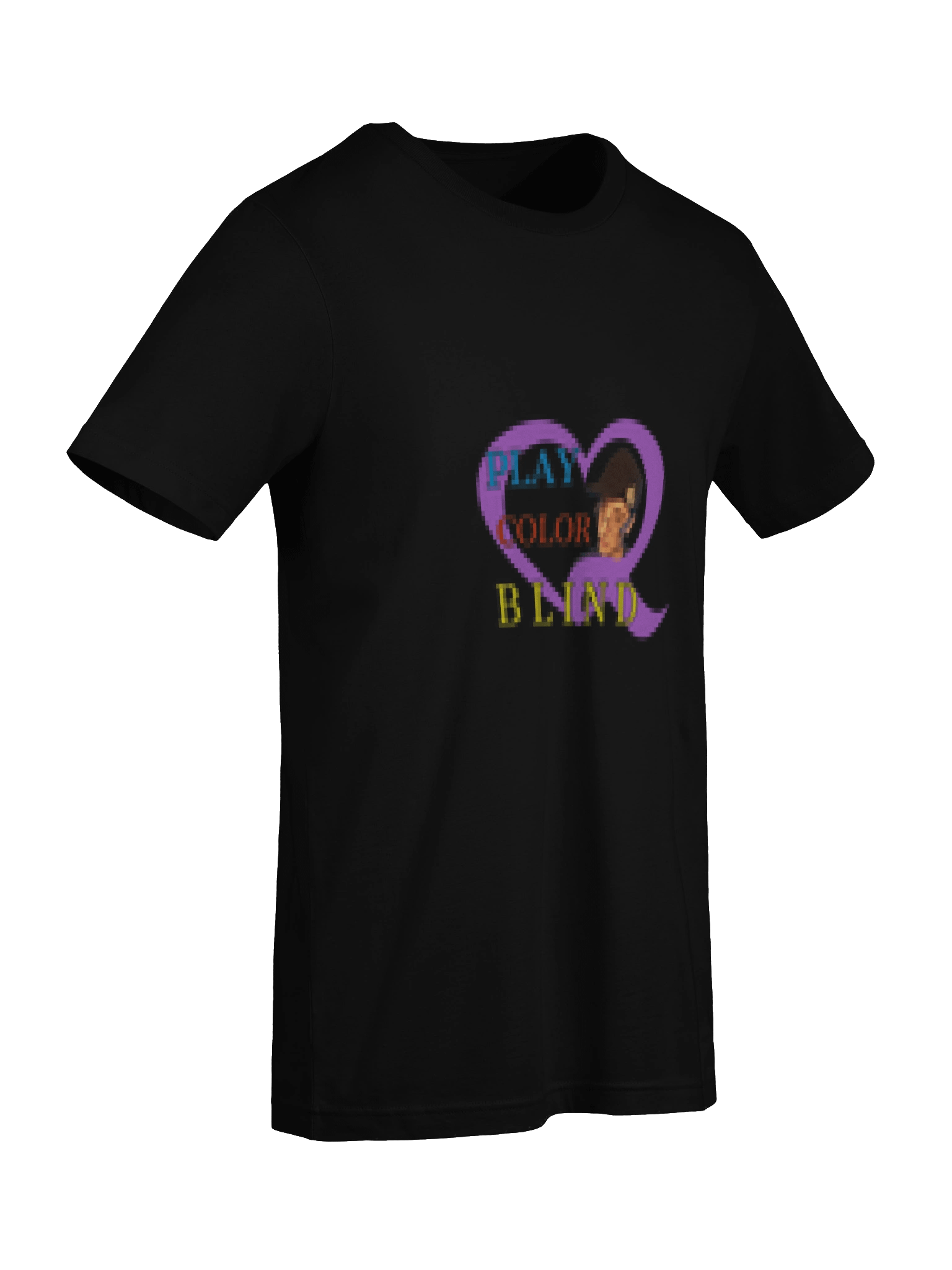 Play Color Blind Heart Twitch T-Shirt product image (9)