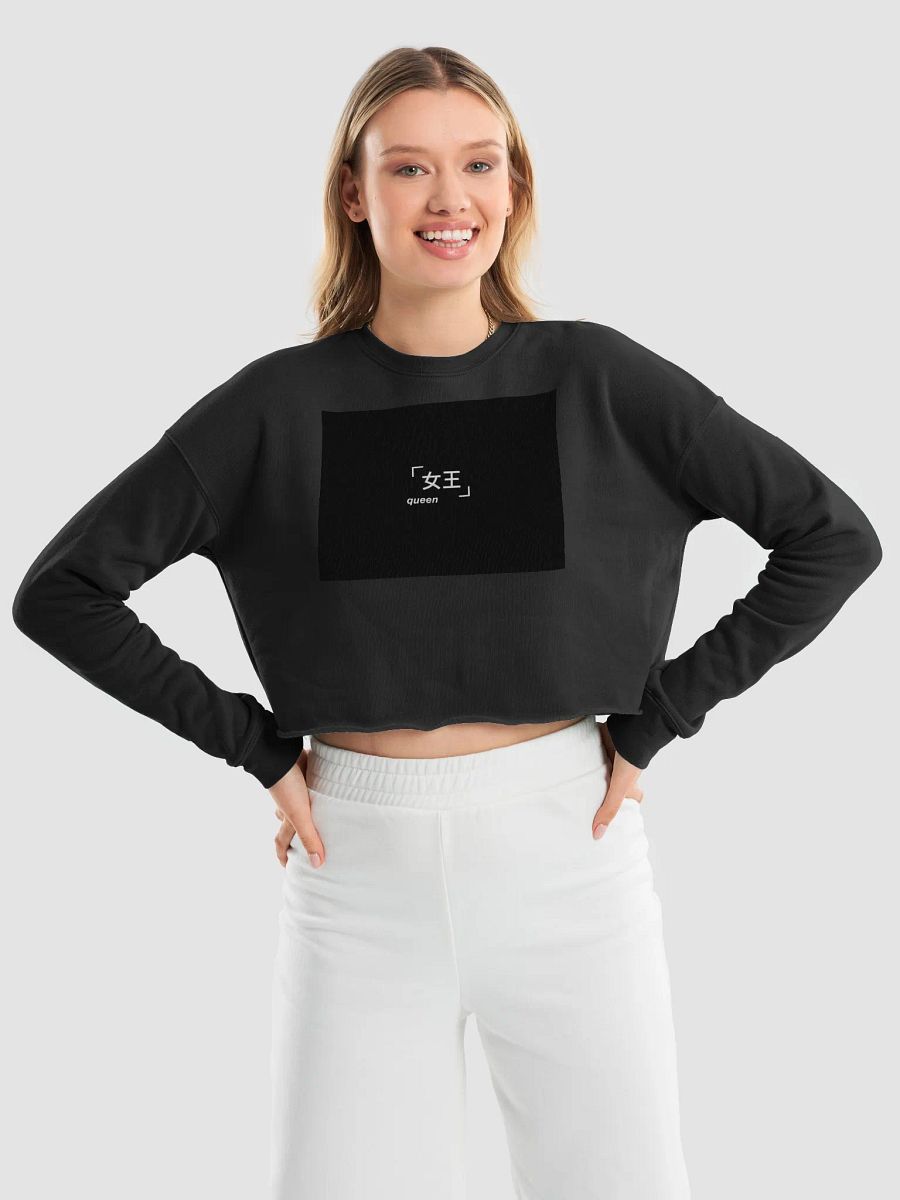 Queen Fleece Crop Sweatshirt product image (42)