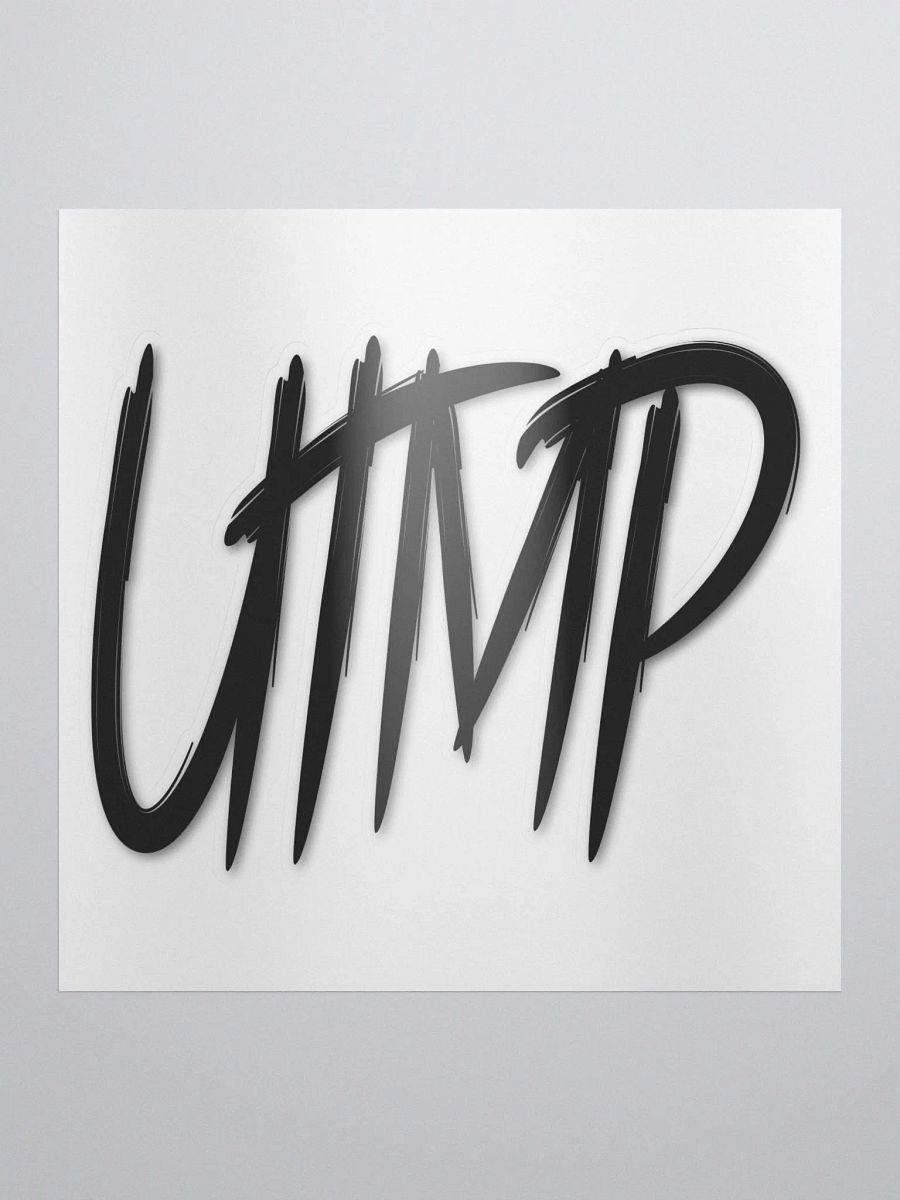 Kiss Cut Sticker - UTMP Logo White product image (2)