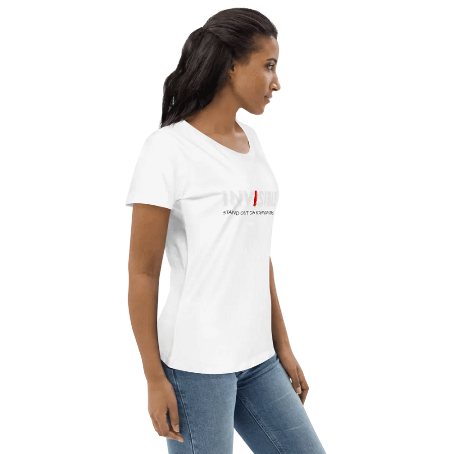 "Define Your Style" White Fitted Eco Tee product image (6)