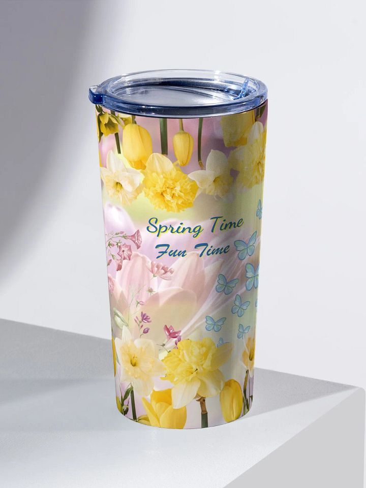 Spring butterflies 20oz Stainless Steel Tumbler mothersday gift moms daughters wife product image (2)