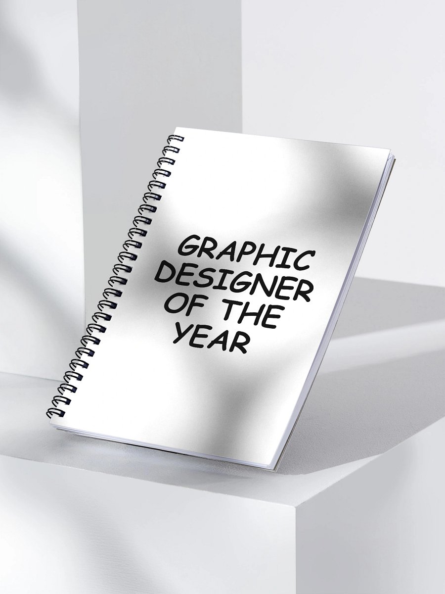 Graphic Designer of the Year Spiral Notebook product image (3)