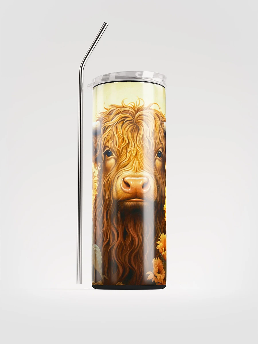 Highland Cow and Sunflowers Tumbler product image (2)