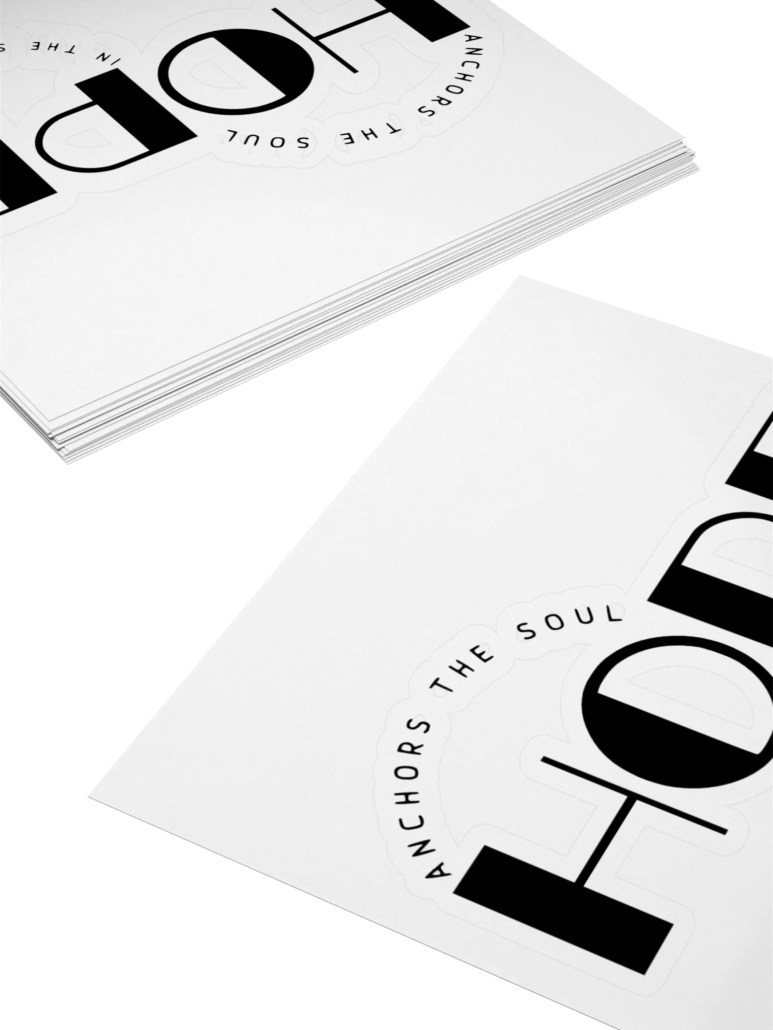 Hope Message Kiss Cut Stickers product image (4)