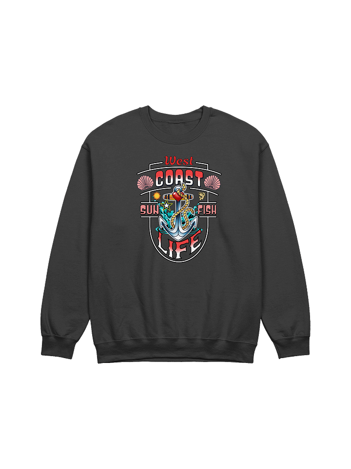 West Coast Life Nautical Crewneck Sweatshirt product image (1)
