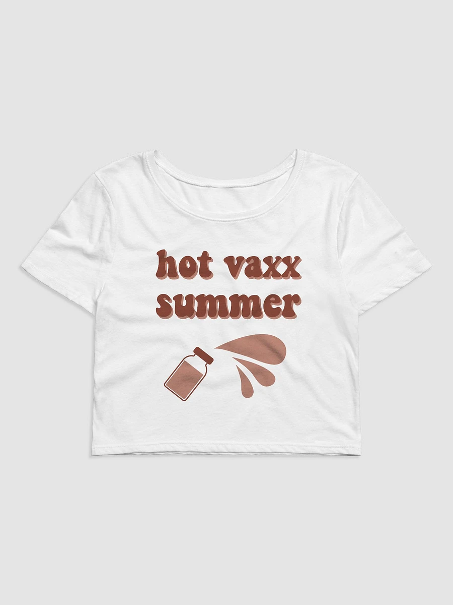 Vaccine Crop Tee (Pink & White) product image (1)