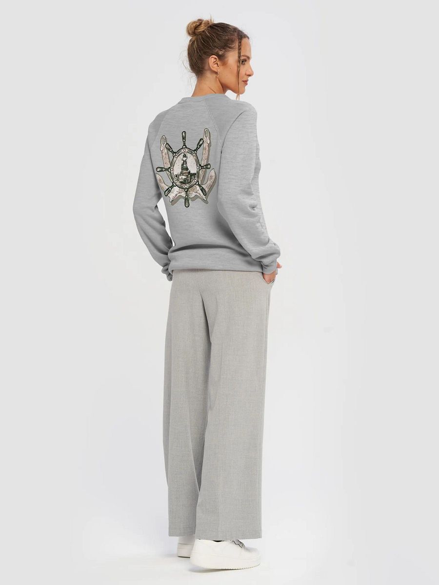 Twin anchor ship wheel & Tug CE Unisex Sweatshirt product image (5)