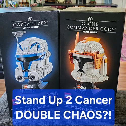 Tonight for the @su2c Campaign we're building two star wars helmets at the same time! 

Every donation switches the current b...