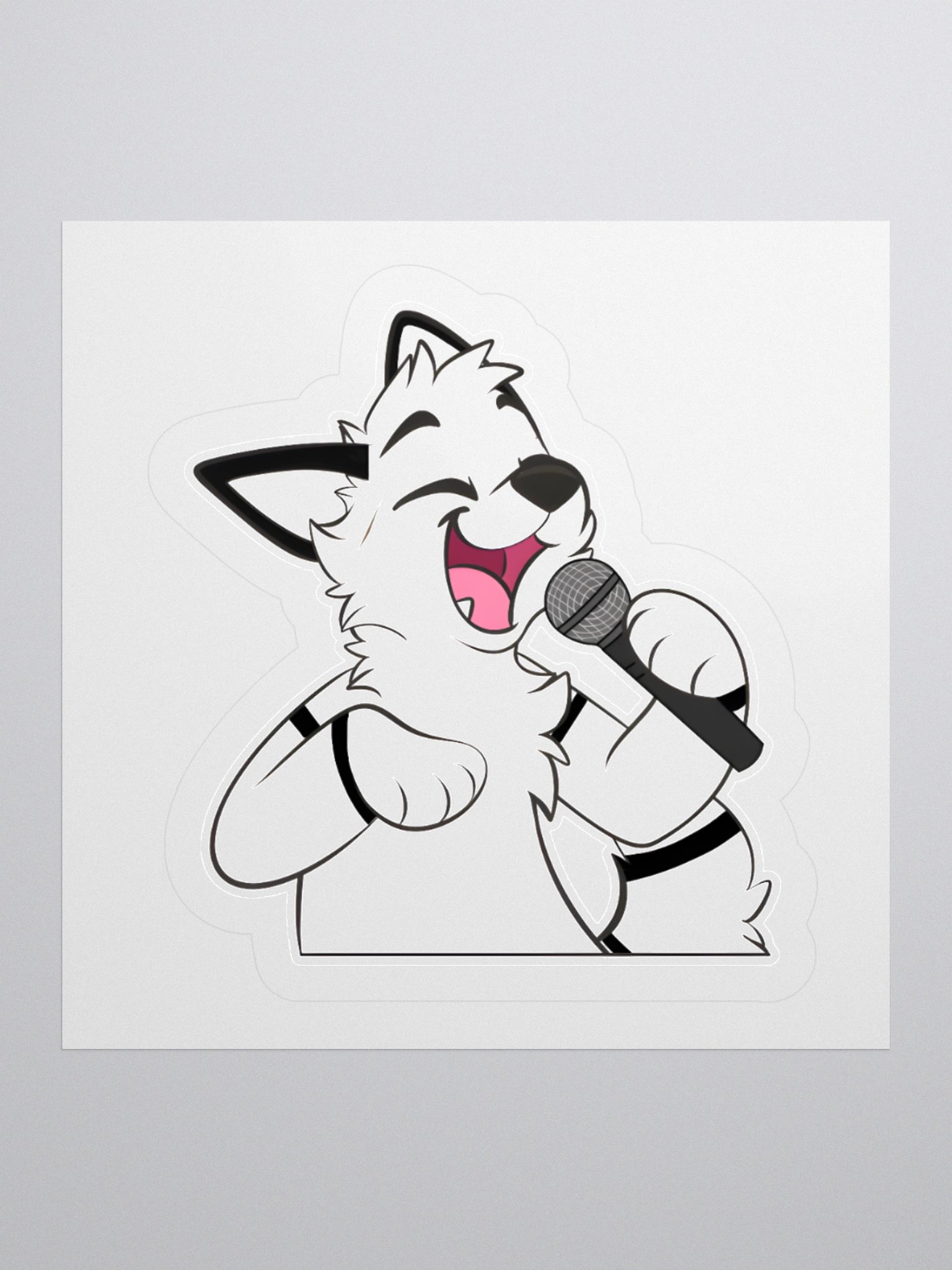 Bolt Singing Kiss Cut Stickers product image (2)