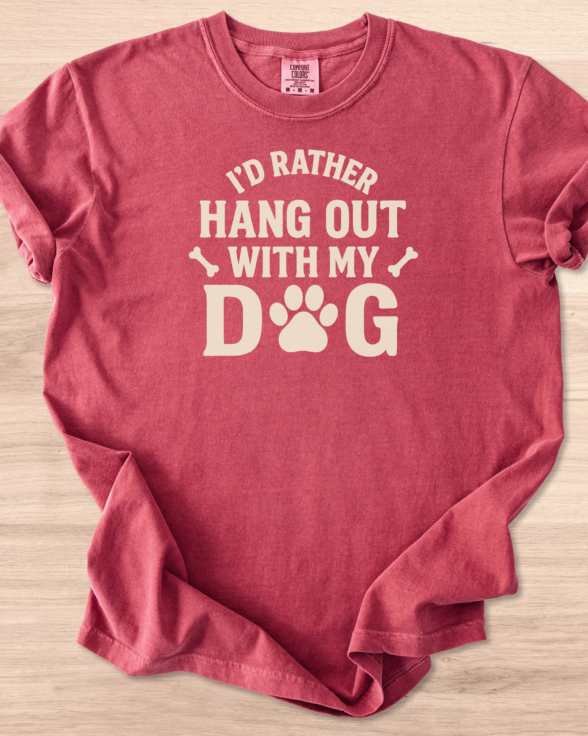 I'd Rather Hang Out With My Dog Tee product image (20)