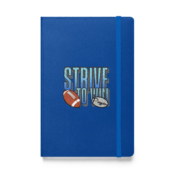 Strive to Win Football Hardcover Notebook product image (1)