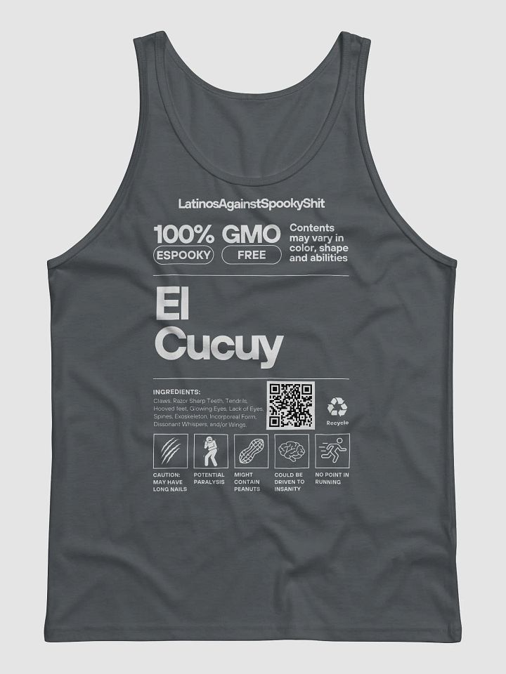 El Cucuy Nutrition Label Tank Top product image (1)
