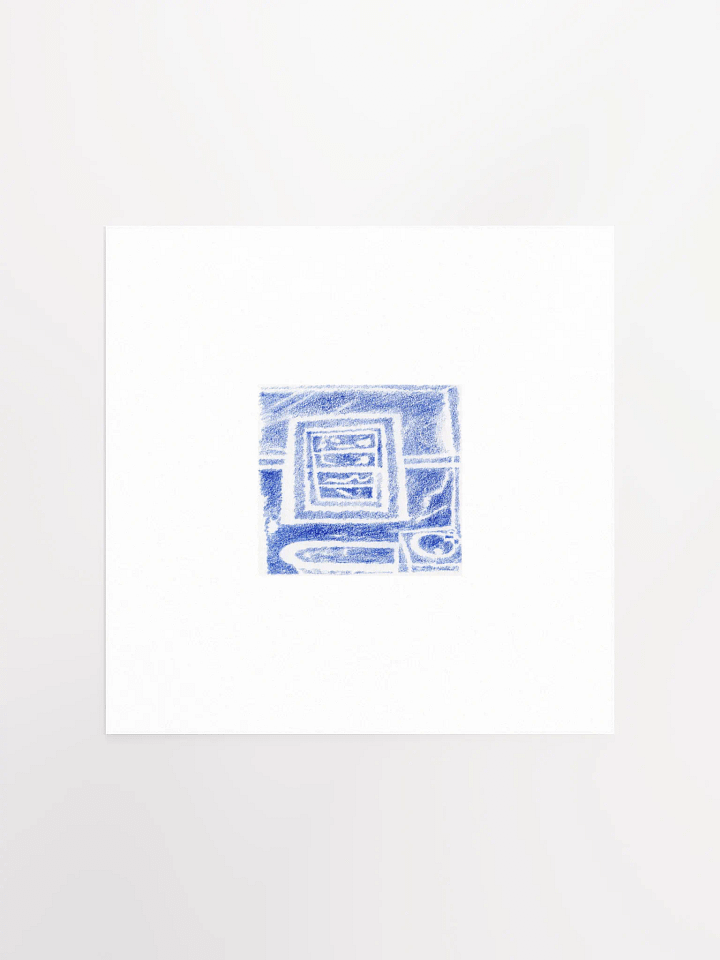 Blue Bathroom Print product image (2)