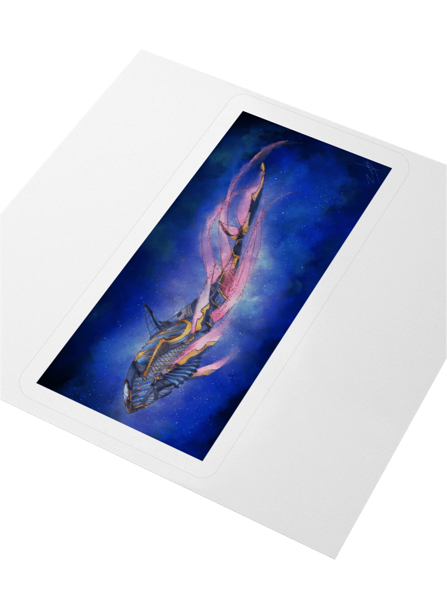 Whale Spaceship - sticker product image (11)