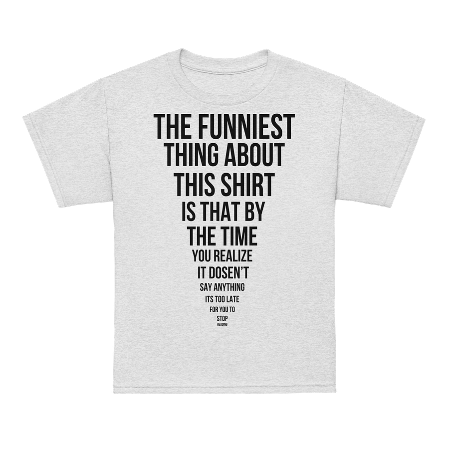 Shrinking message Youth Sports Tee product image (7)
