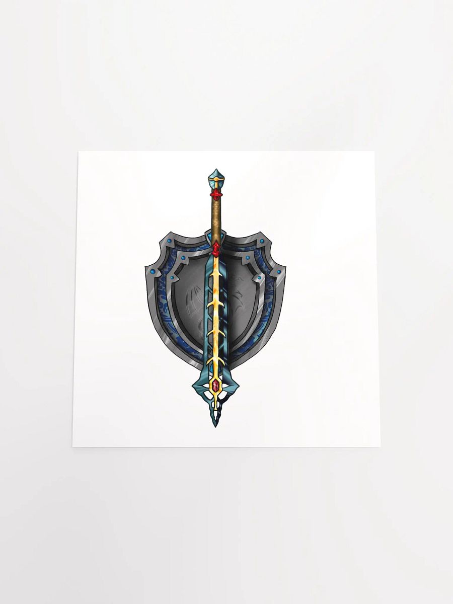 Azure Warden Crest Print product image (4)