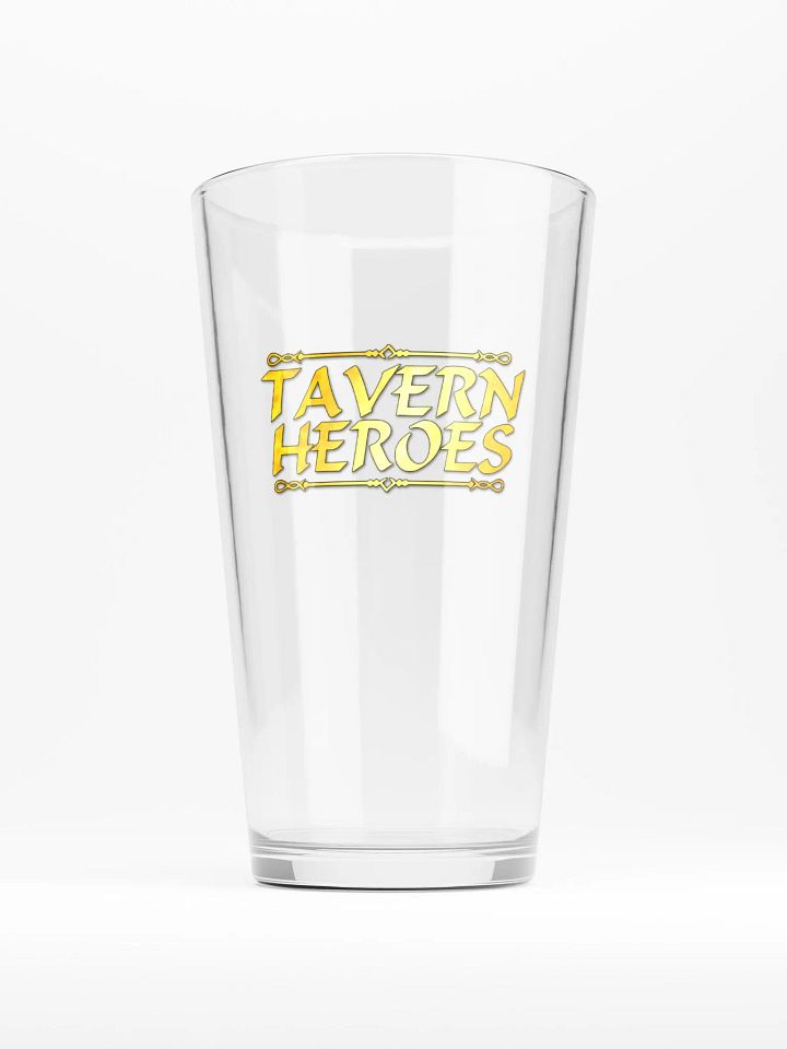 Tavern Heroes Logo Pint Glass product image (1)