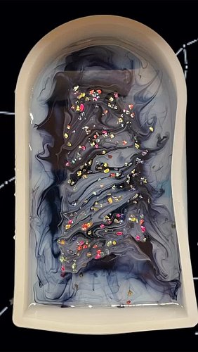 I’m curious to see what this will look like when it’s finished. The first layer has poured nicely so far—three more to go. I ...
