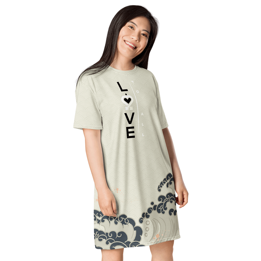 L2A Beige Wave Women's T-Dress product image (5)