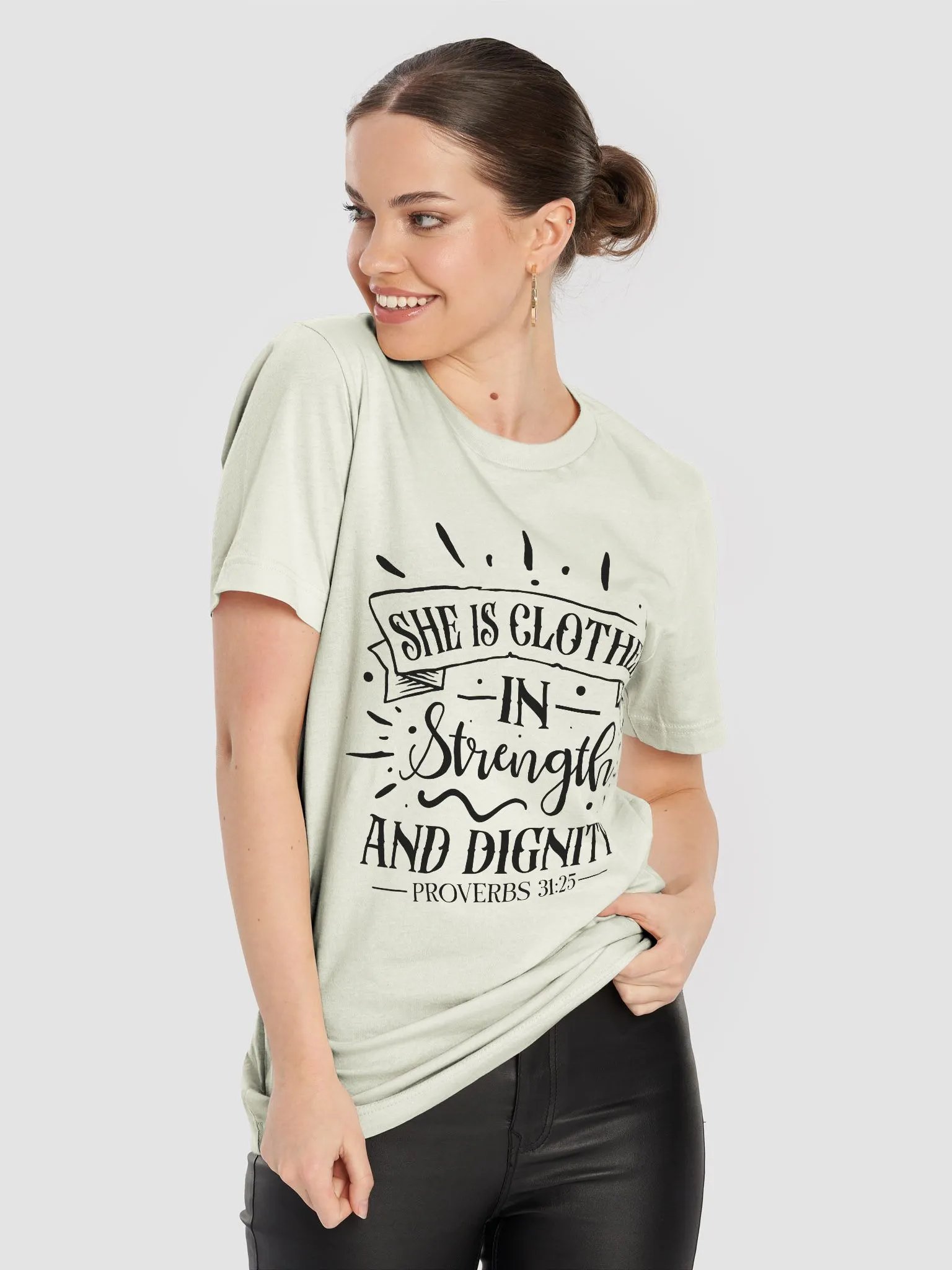 She is clothed in strength and Dignity | Christian| Faith | Inspirational product image (78)